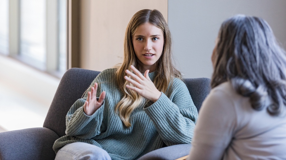 Coach emocional en terapia con una clienta