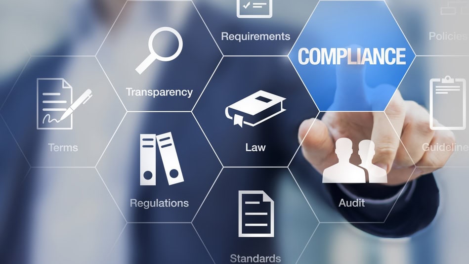 Icono concepto de Compliance empresas