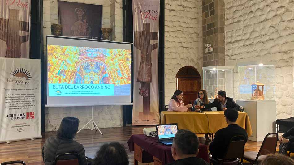 Presentación de la Ruta del Barroco Andino en Cusco.