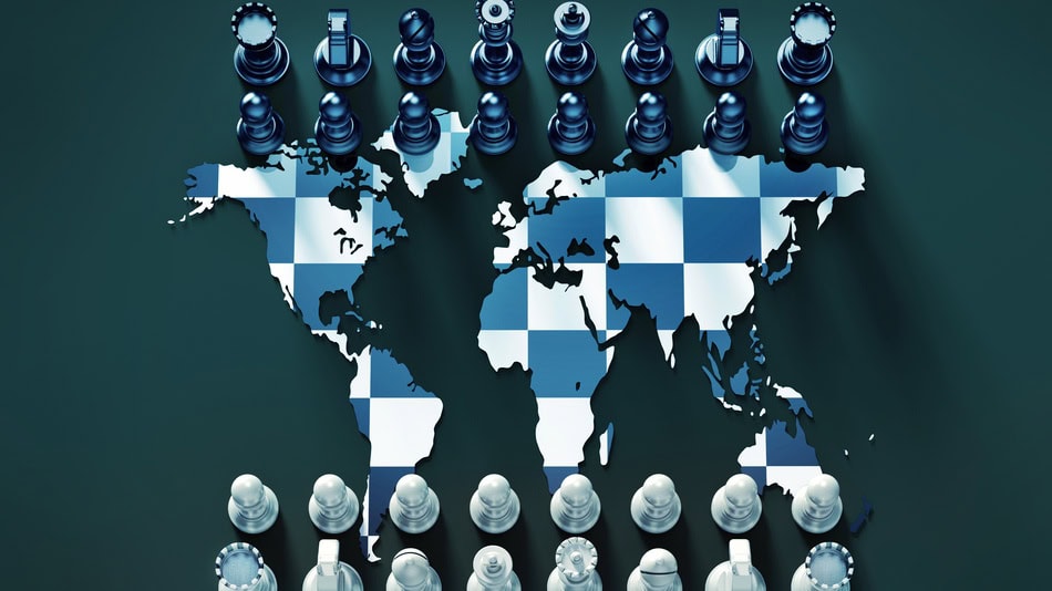 La geopolítica es el estudio de cómo la geografía, los recursos, la ubicación y las fronteras de los países influyen en su poder político y en sus relaciones con otros estados