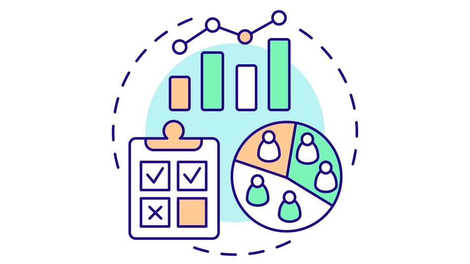 Icono concepto de Investigación Cuantitativa