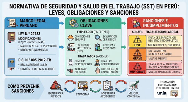 Normativa de Seguridad y Salud en el Trabajo (SST) en Perú gráfico de la Normativa de Seguridad y Salud en el Trabajo (SST) en Perú
